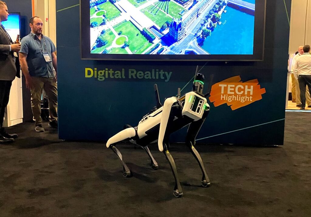Hexagon Live Digital Reality Robot Dog